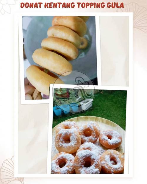 Resep Donat Kentang Topping Gula