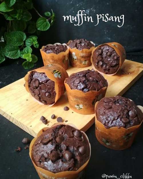 Cara Membuat Muffin Pisang