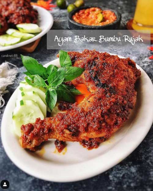 Resep Ayam Bakar Bumbu Rujak Gurih Lezat 1