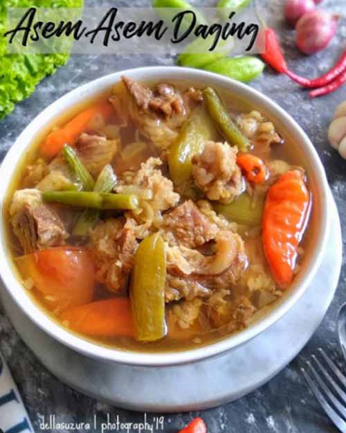 Resep Membuat Asem Asem Daging