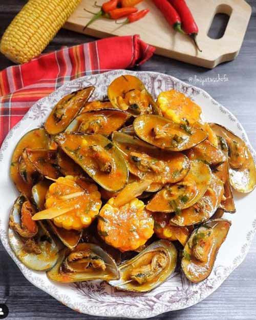 Resep Membuat Kerang Hijau Saus Padang