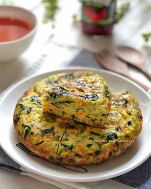 Resep Membuat Omelet Sayur