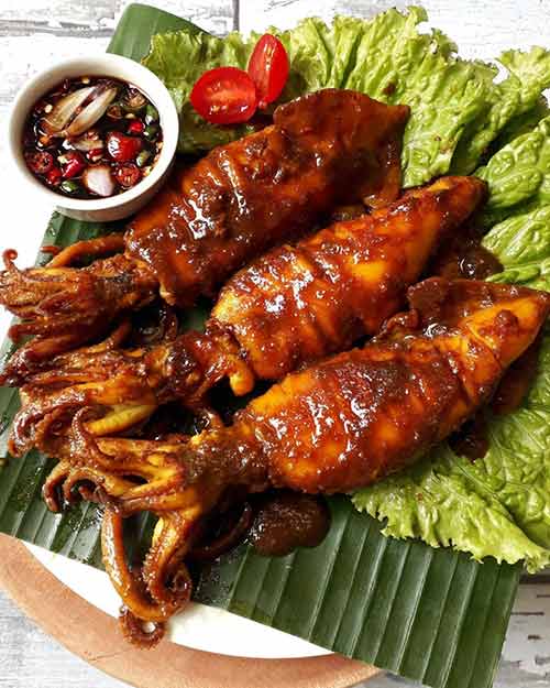 Resep Masakan Sotong Pedas Tumis Spesial