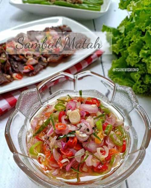 Resep Membuat Sambal Matah