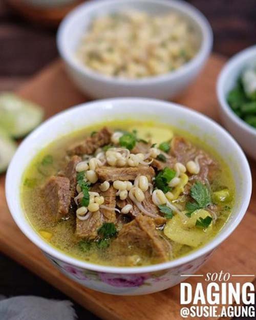 Resep Membuat Soto Daging Sapi