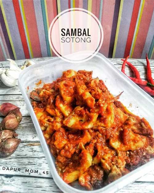 Resep Sambal Sotong Pedas