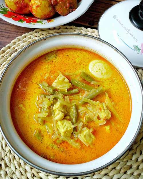 Resep Sayur Labu Siam santan Untuk Ketupat