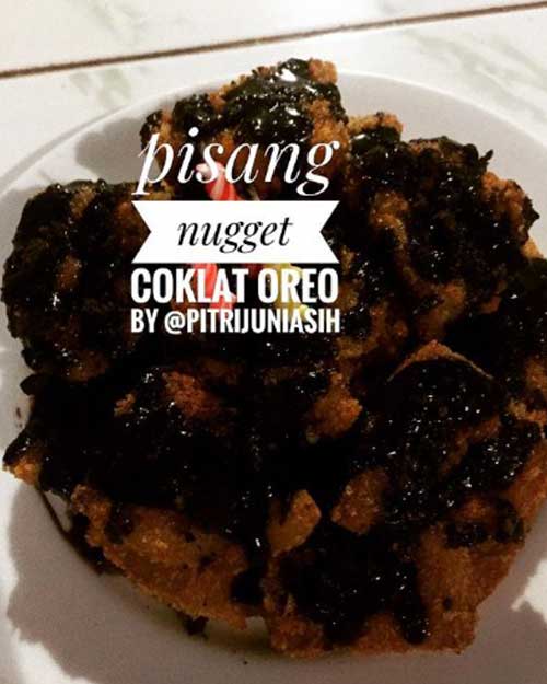 Pisang Nugget Coklat Oreo