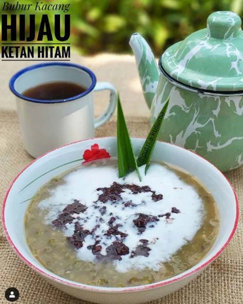 Resep Bubur Kacang Hijau Ketan Hitam