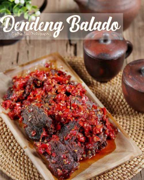 Resep Dendeng Balado