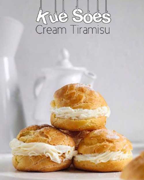 Resep Kue Sus Cream Tiramisu