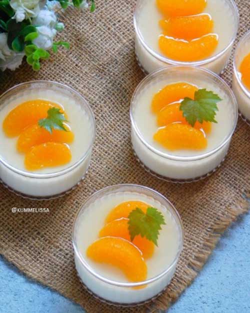 Resep Membuat Puding Sutra Buah