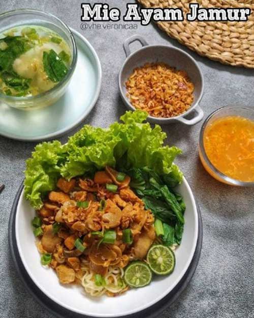 Resep Mie Ayam Jamur