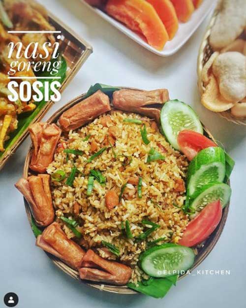 Resep Nasi Goreng Sosis