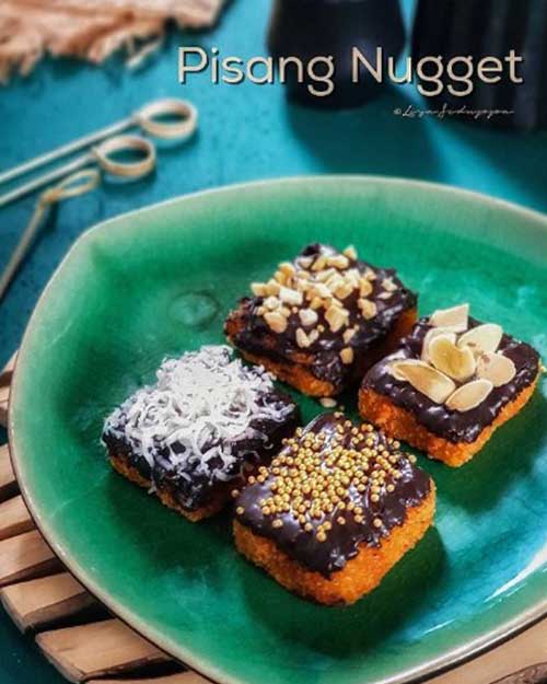 Resep Pisang Nugget Aneka Topping