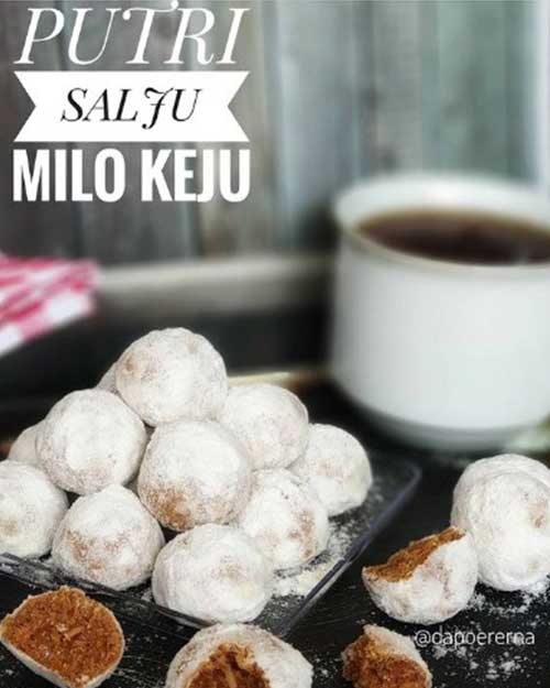 Resep Putri Salju Milo Keju