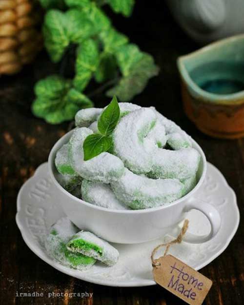 Resep Putri Salju Pandan