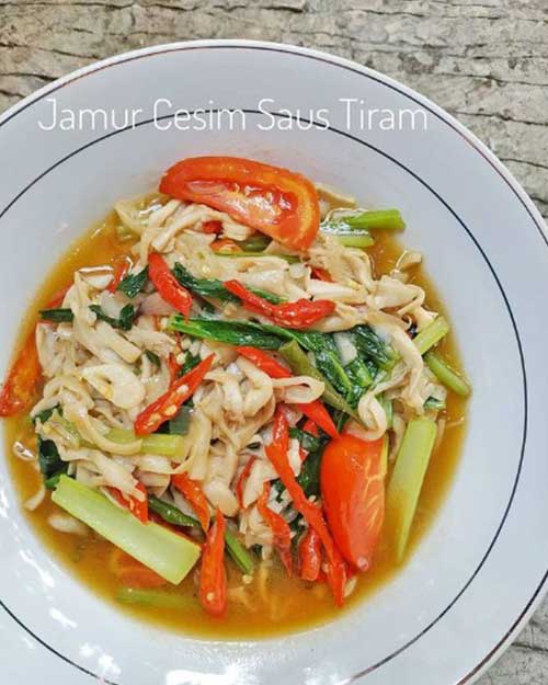 Resep Tumis Jamur Cesim Saus Tiram