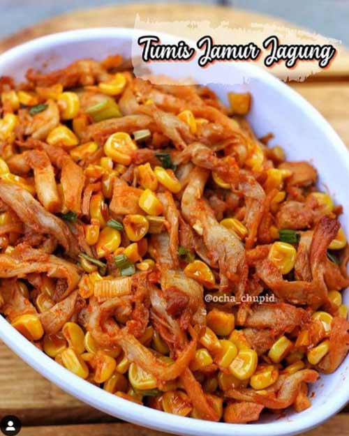 Resep Tumis Jamur Jagung