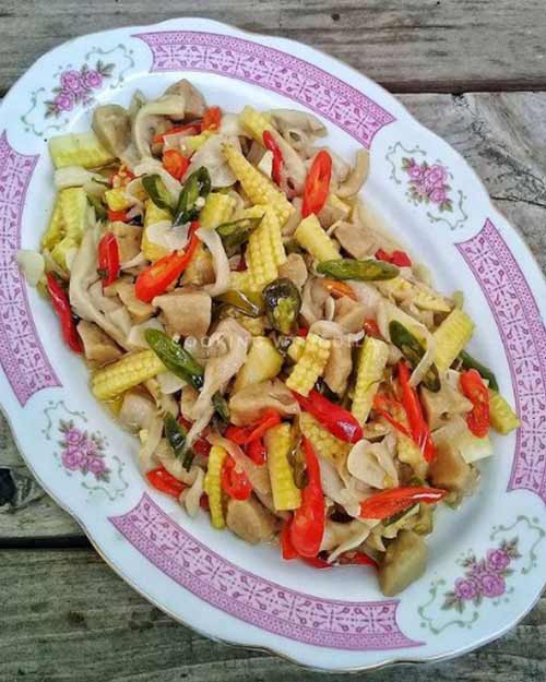 Resep Tumis Jamur Putren