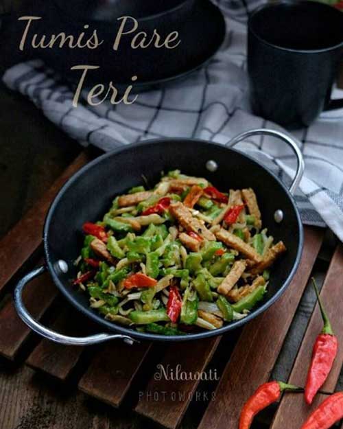 Resep Tumis Pare Teri