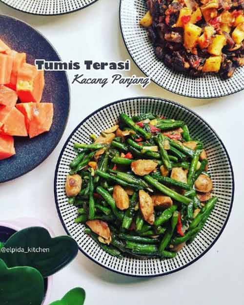 Resep Tumis Kacang Panjang Terasi