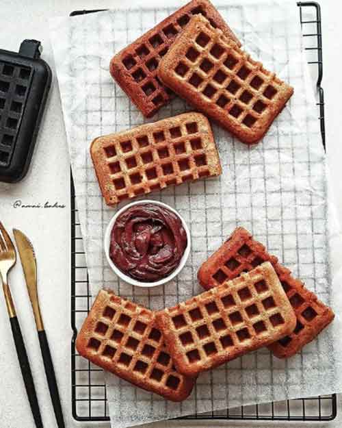 Resep Membuat Sourdough Discard Waffle