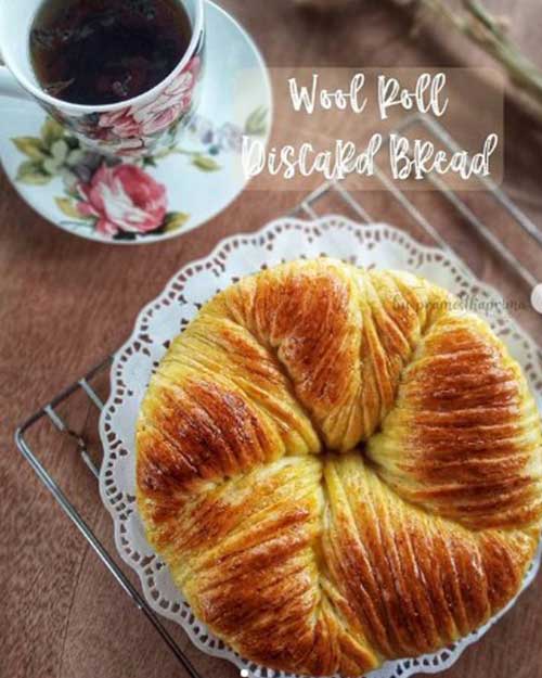 Resep Membuat Woll Roll Discard Bread