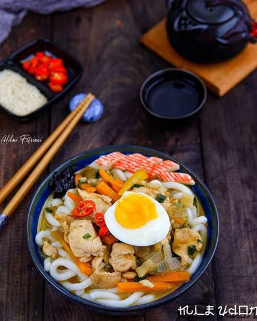 Resep Chicken Curry Udon