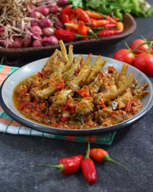 Resep Aneka Olahan Ceker Ayam Pedas