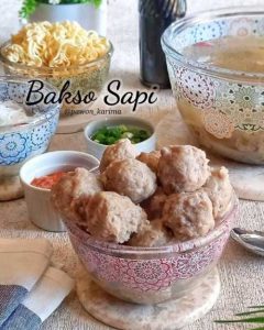 Resep Bakso Sapi Kenyal