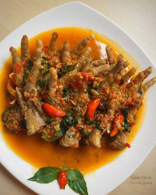 Resep Ceker Ayam Mercon