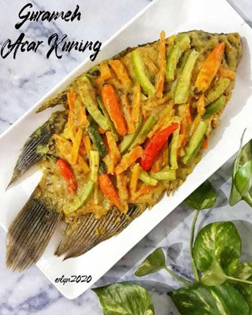 Resep Gurameh Acar Kuning