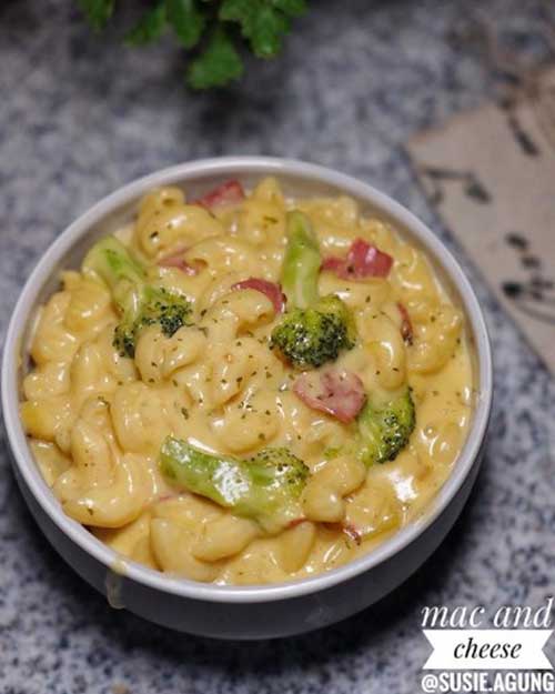 Resep Mac n Cheese Smoked Beef