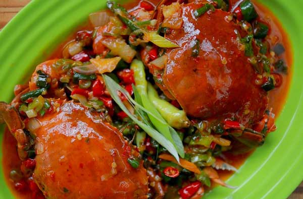 1. Resep Kepiting Saus Padang Kecap Manis