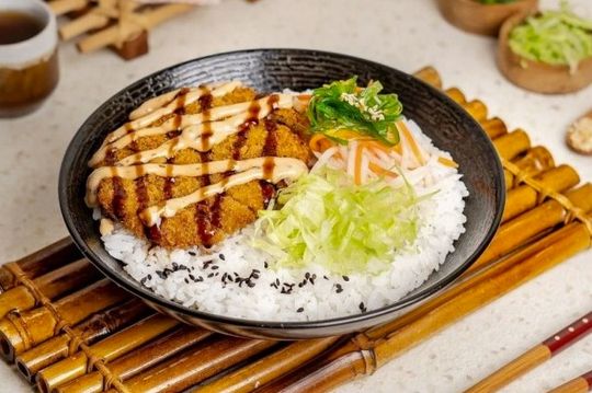 Kombinasi Ayam Katsu