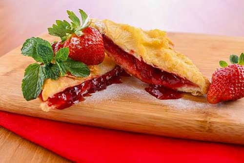 Resep Roti Tawar Goreng Selai Strawberry