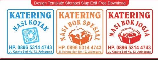 Stempel Catering Rumahan 1