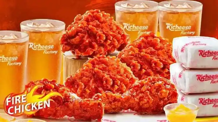 Harga menu Richeese Factory