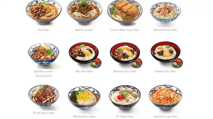 Menu Marugame Udon Terbaru