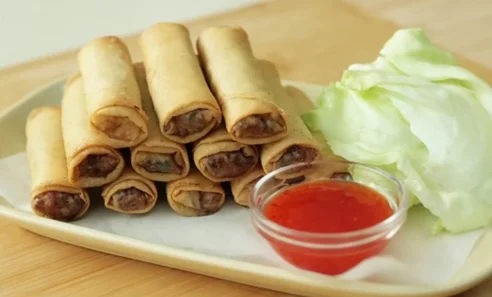 Lumpia Isian Ayam Jamur