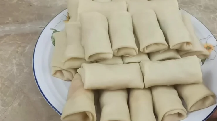 Resep Kulit Lumpia Fah Umi Yasmin ayam jamur