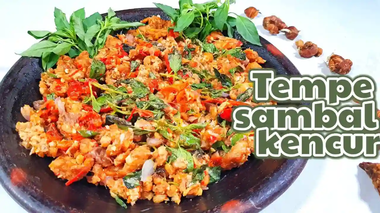 Resep Sambal Tempe Penyet Kencur Kemangi