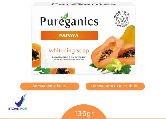 5. Kojie San Pureganics Papaya Whitening Soap 135 Gram