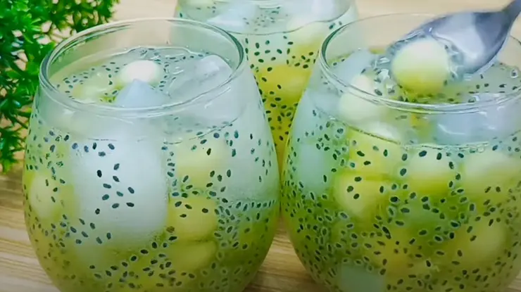 Resep Es Buah Sirup Marjan Melon