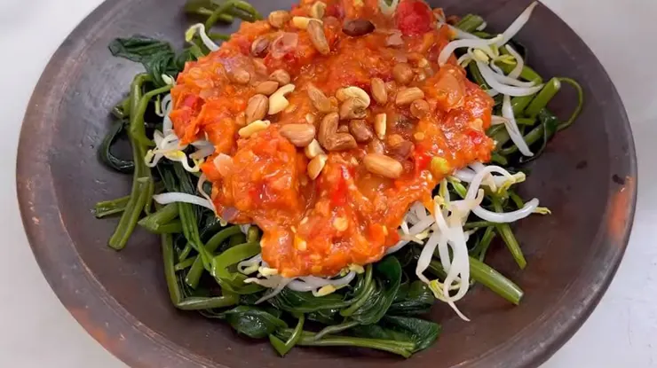 Resep Plecing Kangkung Jawa