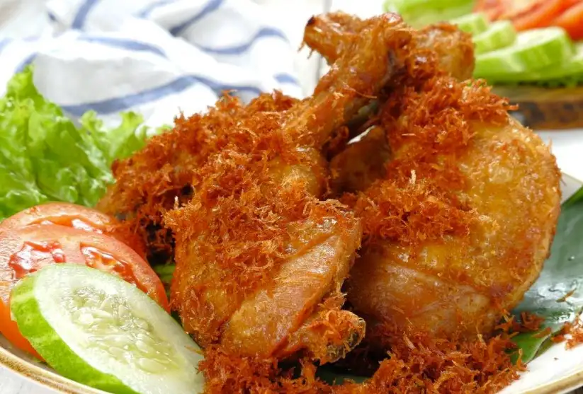 1. Ayam Goreng Serundeng, Menu Makanan Untuk Acara Pengajian