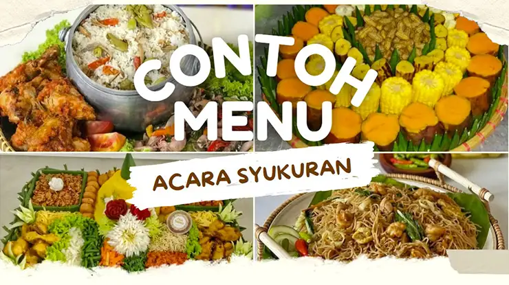 Contoh Menu Acara Syukuran, Nasi Box dan Lauk Pauk