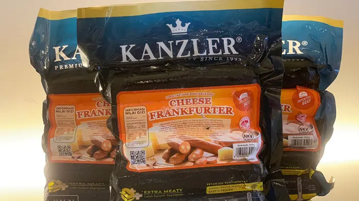 Kanzler Cheese Frankfurter Sausage 360 Gram