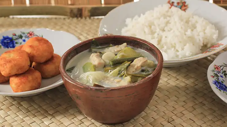 Lodeh Terong Udang Tempe